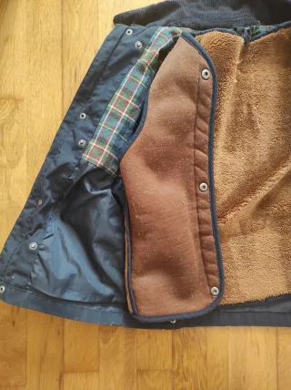 Parka niño azul marino