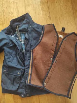 Parka niño azul marino