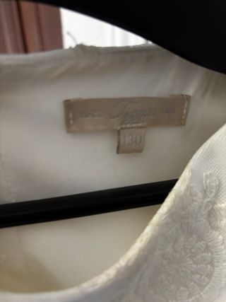 Vestido de Comunión Blanco Encaje