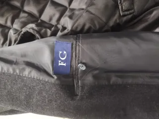 Cappotto uomo con gilet staccabile nerogrigio