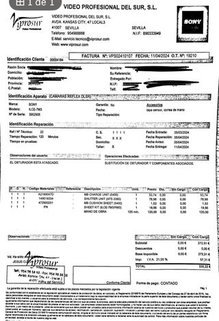 Cámara Sony Alpha 7 III