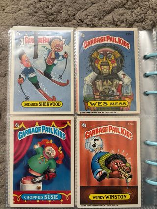 Lote 40 Cartas Garbage Pail Kids 1986 Originales