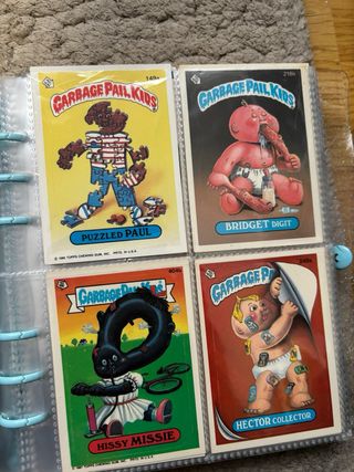Lote 40 Cartas Garbage Pail Kids 1986 Originales