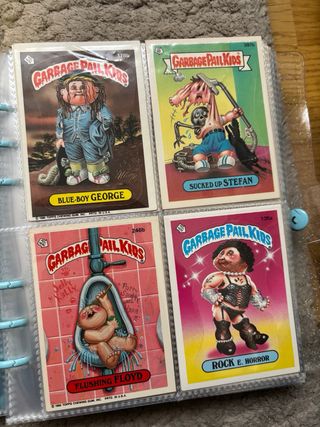 Lote 40 Cartas Garbage Pail Kids 1986 Originales