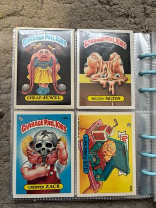 Lote 40 Cartas Garbage Pail Kids 1986 Originales