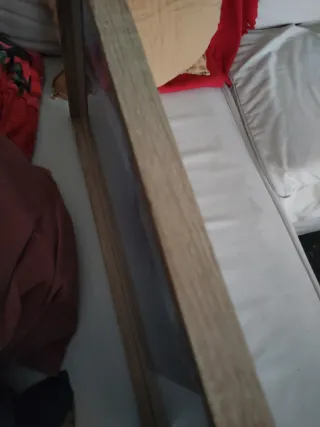 Cuadro paisaje madera