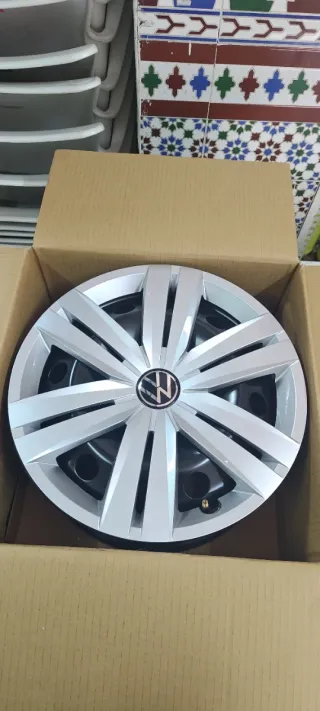 Llantas de Hierro + Tapacubos Originales VW Caddy