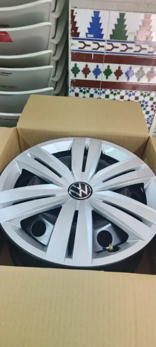 Llantas de Hierro + Tapacubos Originales VW Caddy