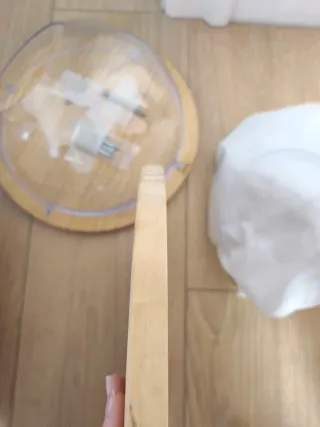 Organizador esfera pared madera maciza