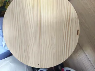 Organizador esfera pared madera maciza