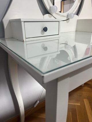 Tocador Ikea Hemnes Blanco con Espejo