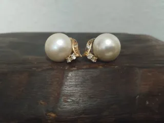 Pendientes Vintage Plata Dorada