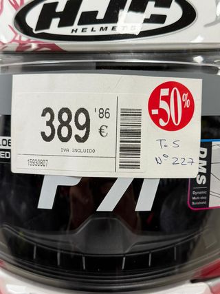 Casco HJC F71 Eliz Blanco/Rosa