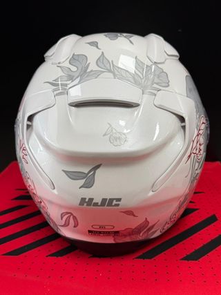 Casco HJC F71 Eliz Blanco/Rosa