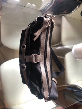 Bolso La Marthe Negro y Plateado