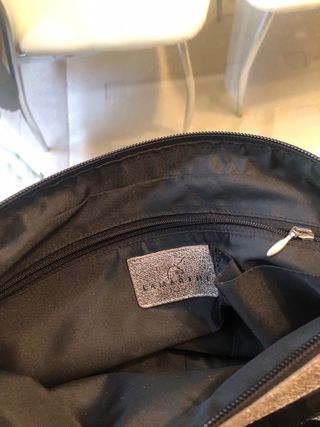 Bolso La Marthe Negro y Plateado