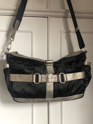 Bolso La Marthe Negro y Plateado