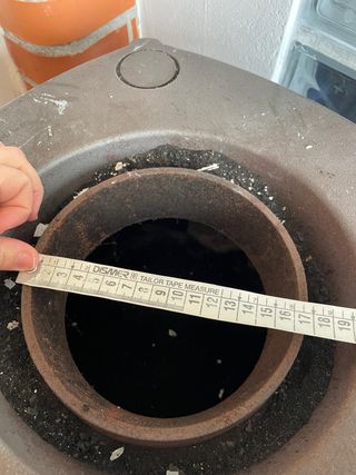 Chimenea de leña de hierro fundido