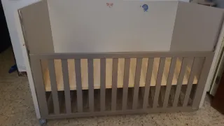 Cuna convertible en cama
