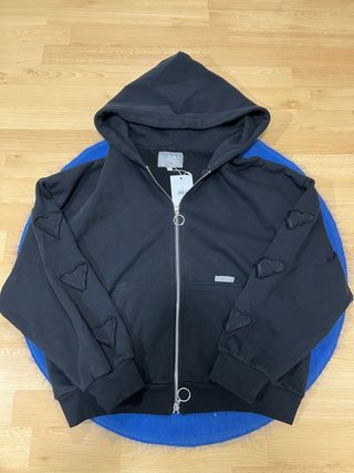 Sudadera VestaGarments Negra con Cremallera