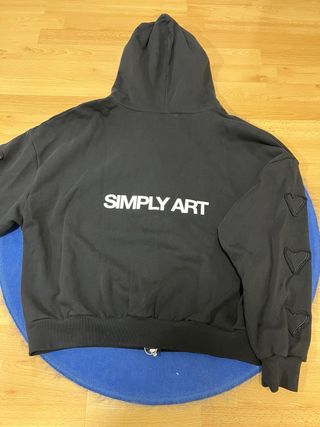 Sudadera VestaGarments Negra con Cremallera