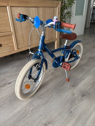 Bicicleta infantil 16 Btwin azul