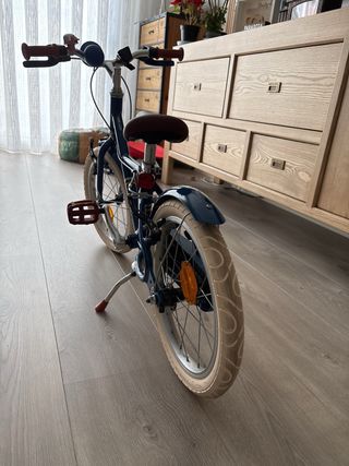 Bicicleta infantil 16 Btwin azul