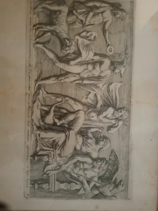 Cuadro Grabado antiguo siglo XVII