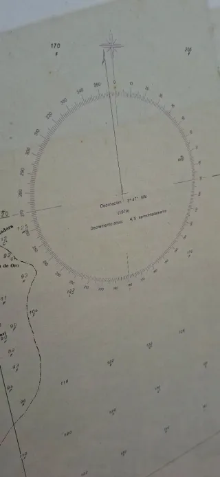 Carta Marina De Cabo de Tossa a Cabo Cervera