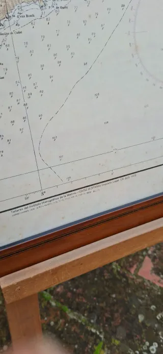 Carta Marina De Cabo de Tossa a Cabo Cervera