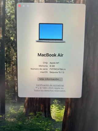 MacBook Air M1 2020 256GB 8GB RAM