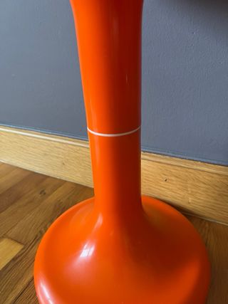 Taburete/Mesita Auxiliar Naranja Vintage SPACE AGE