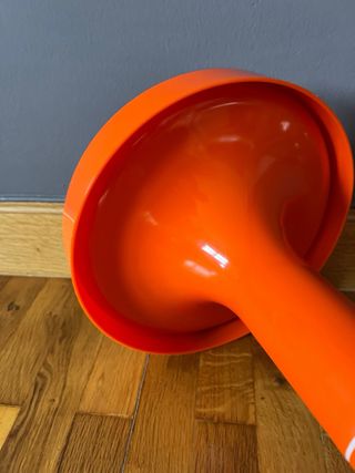 Taburete/Mesita Auxiliar Naranja Vintage SPACE AGE