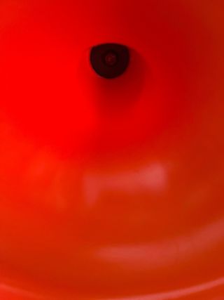 Taburete/Mesita Auxiliar Naranja Vintage SPACE AGE