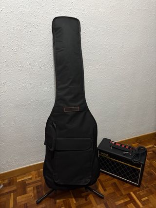 Bajo Epiphone EB-3 Negro y Amplificador Pathfinder