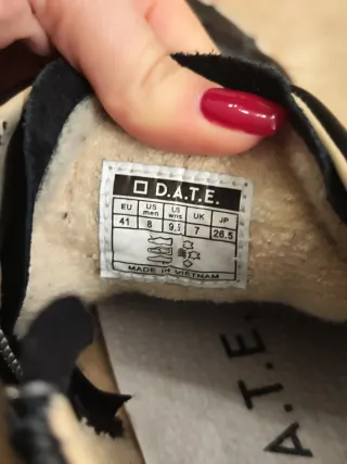 Scarpe Date alte uomo n.41 Nere