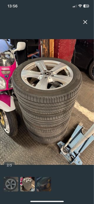 Llantas Mercedes 17” con neumáticos