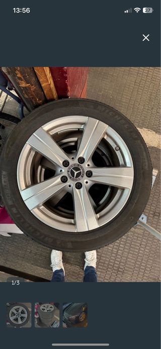 Llantas Mercedes 17” con neumáticos
