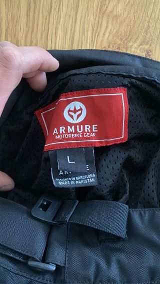 Pantalón Moto Armure Talla L Negro