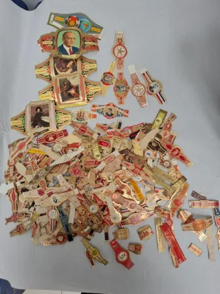 Lote de Vitolas de Puros antiguas