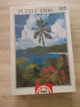 Puzzle Educa 1500 Palmera Tropical