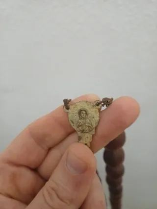 Rosario Antiguo Madera.1'39 cm aprox Largo