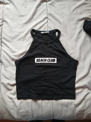 Top negro Beach Club Talla M