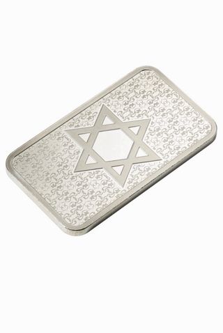 1 oz Plata Estrella de David