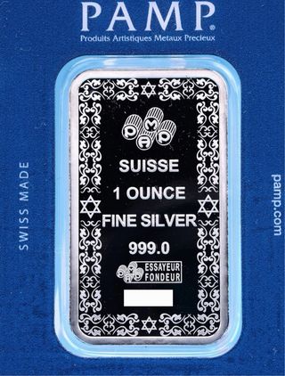 1 oz Plata Estrella de David