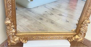 Espejo Dorado Maison du Monde. Estilo Cornuscopia