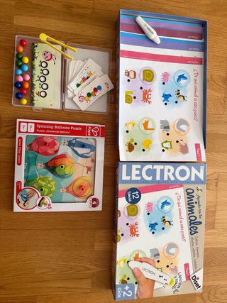 Lote de juegos educativos para niños