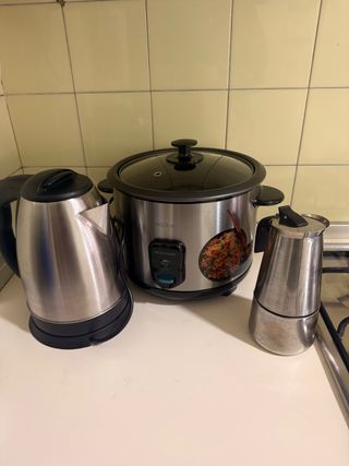 Hervidor, Arrocera y Cafetera Italiana
