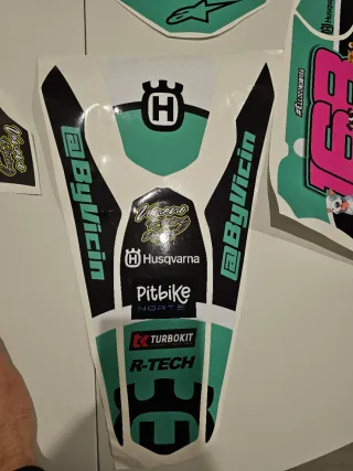 Kit Pegatinas Malcor Super Racer Husqvarna