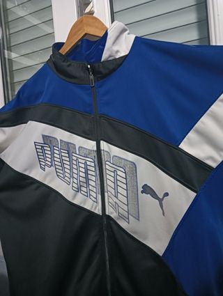 Chaqueta puma azul vintage